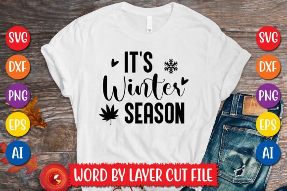 Download It's Winter Season SVG Design - Premium Resources