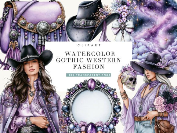 Download Gothic Western Fashion Clipart - Fashion Collection