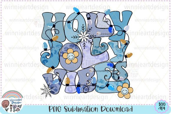 Download Holly Jolly Vibes Retro Winter Season - Premium Resources