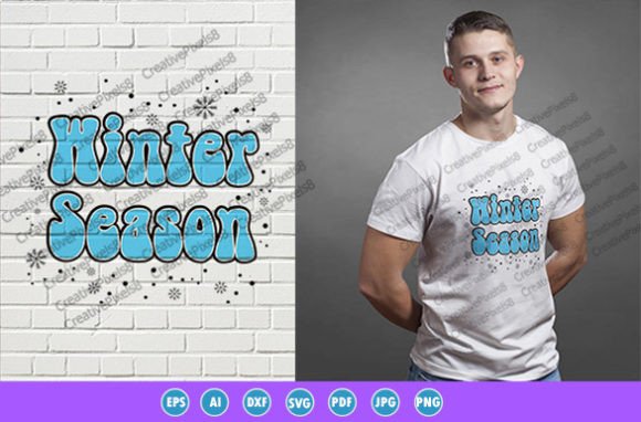 Download Winter Season Vector Tee Shirt - Premium Resources